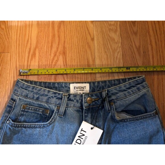 Evidnt Los Angeles Jeans Women's Size 26 Retro VTG Hype NWT 90s Y2K Fray Anthro - Picture 5 of 9